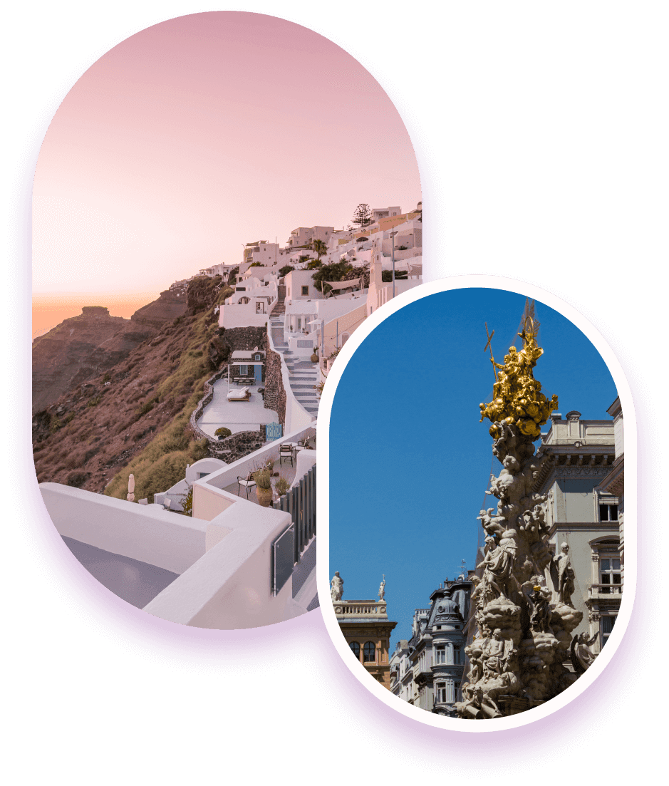 Sky rewards showing pictures of places
